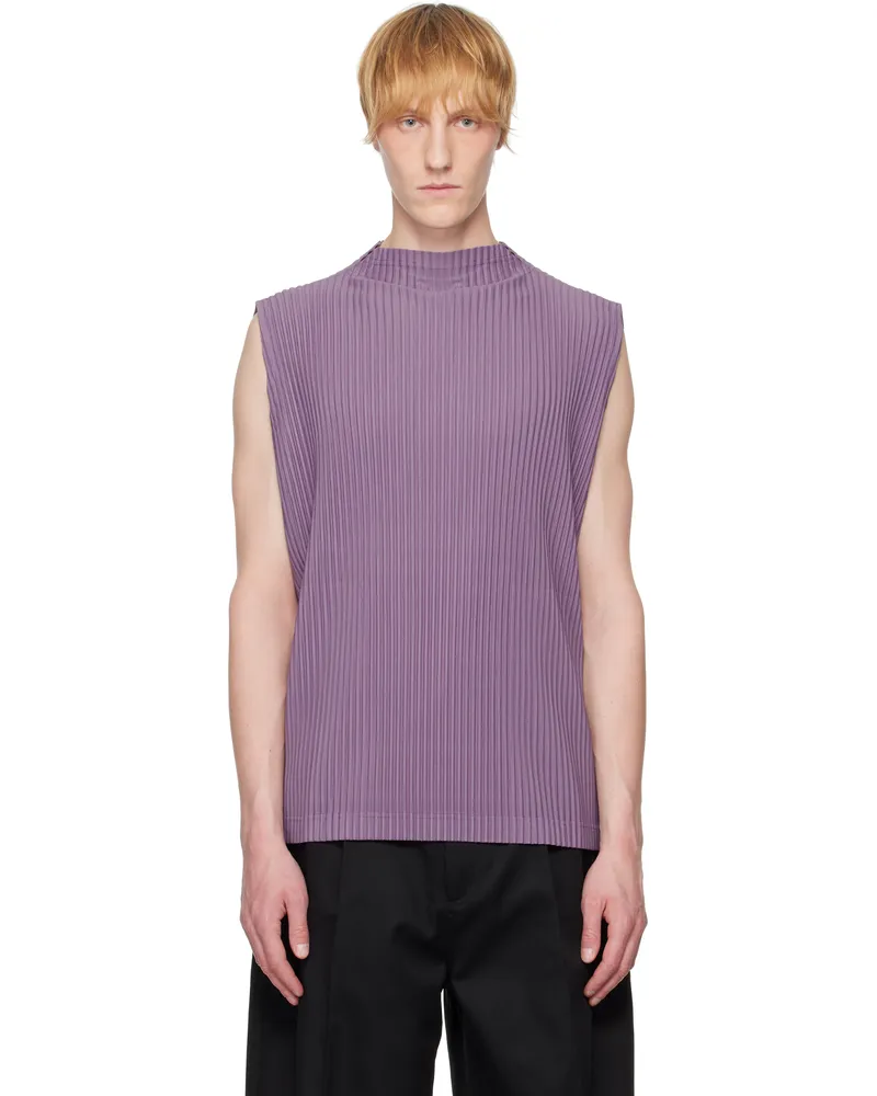 Issey Miyake Purple Monthly Color April Tank Top 82-viola