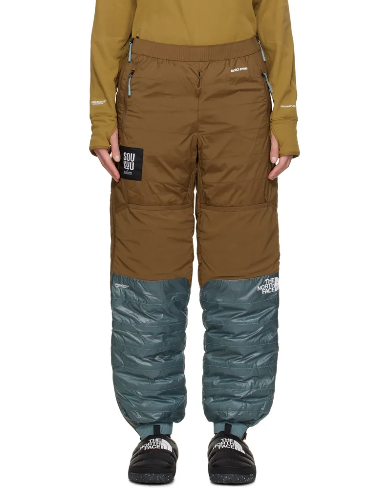 Undercover Gray & Brown The North Face Edition 50/50 Down Lounge Pants Grey