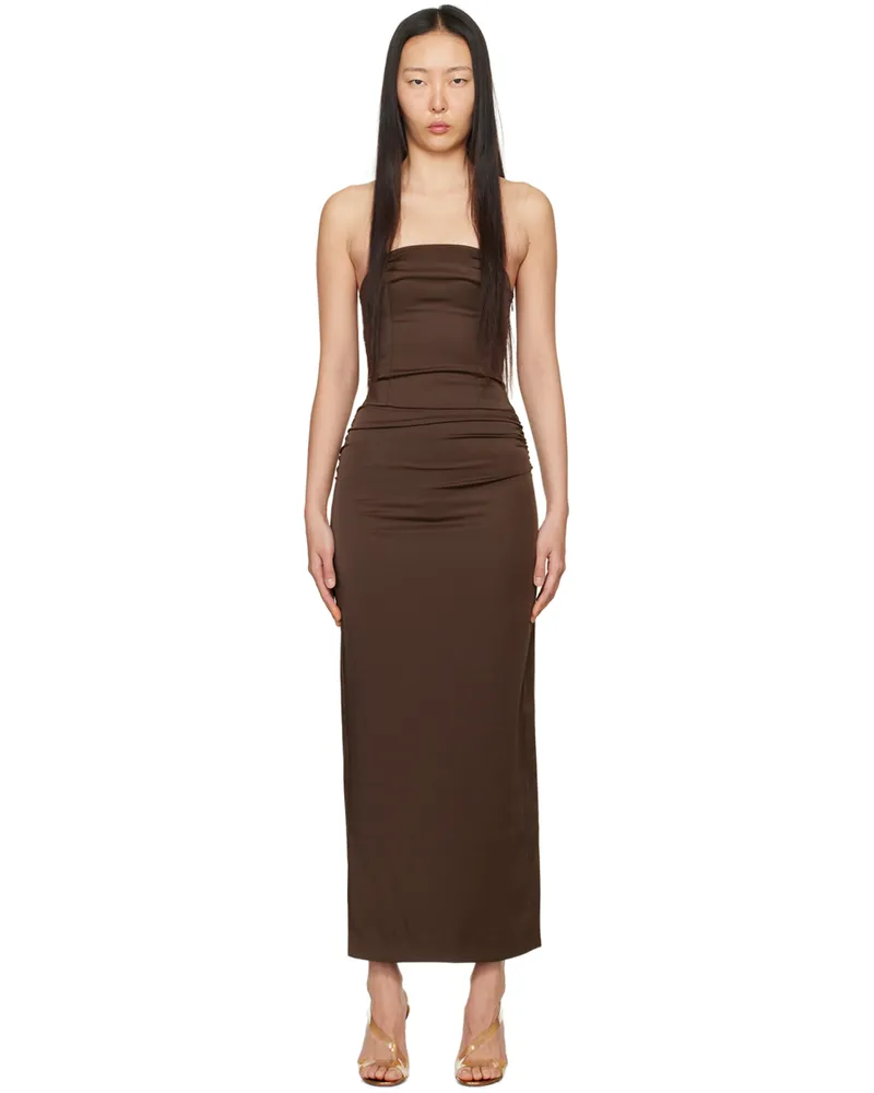 bec & bridge Brown Jones Maxi Dress Cocoa