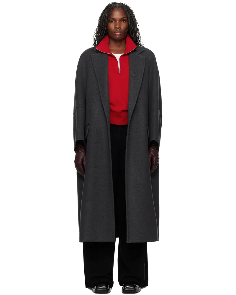 Max Mara Gray Asburgo Coat 003