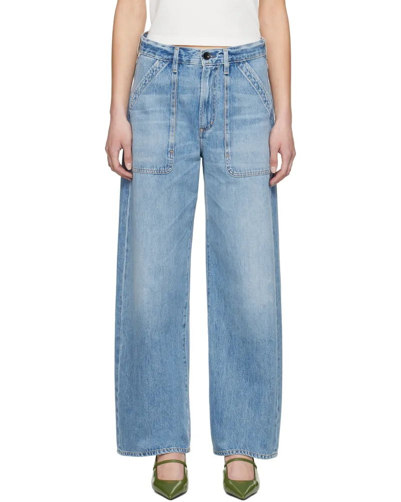 Citizens of humanity Blue Ayla Cargo Jeans Zenith