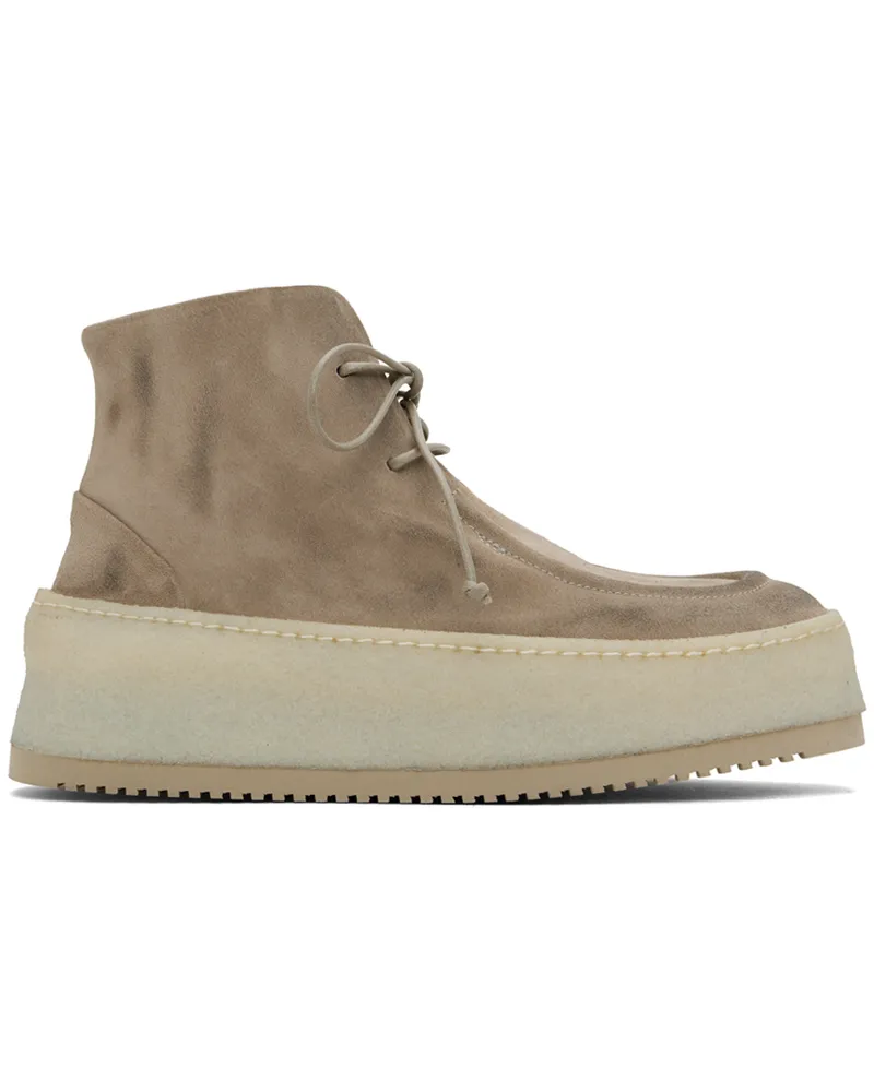 Marsèll Gray Parapana Lace Up Ankle Boots 201h330