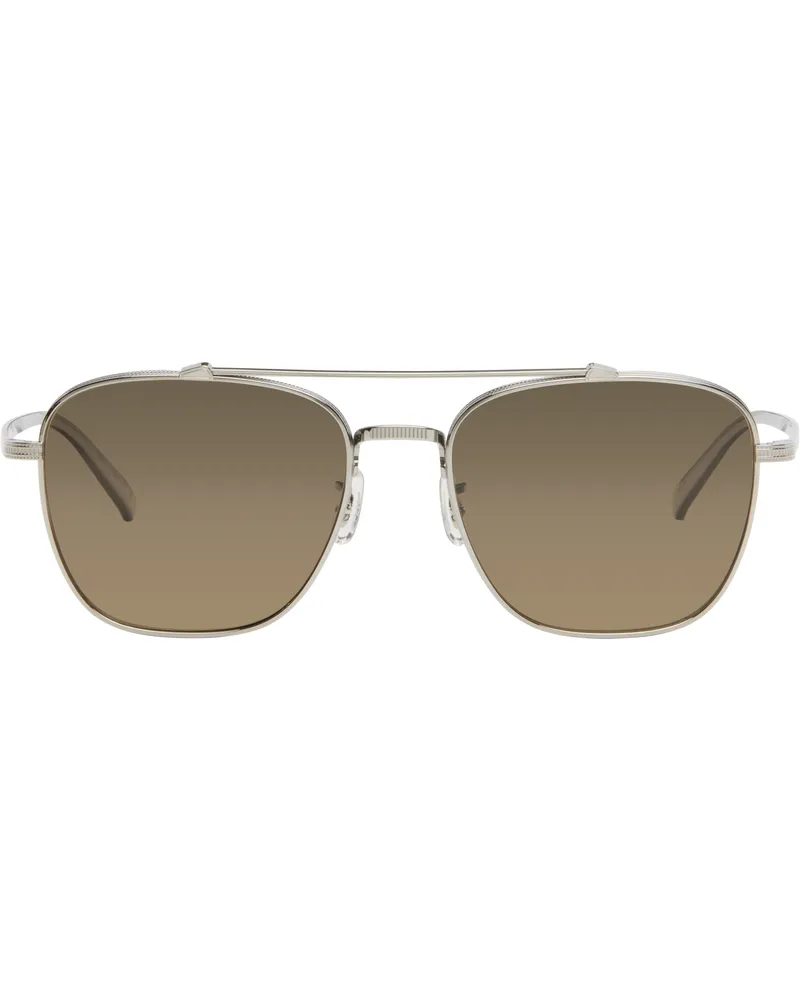Oliver Peoples Silver Avison Sunglasses 5036gn