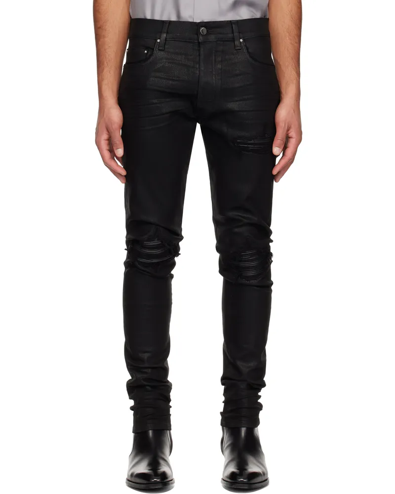 Amiri Black Wax MX1 Jeans Black