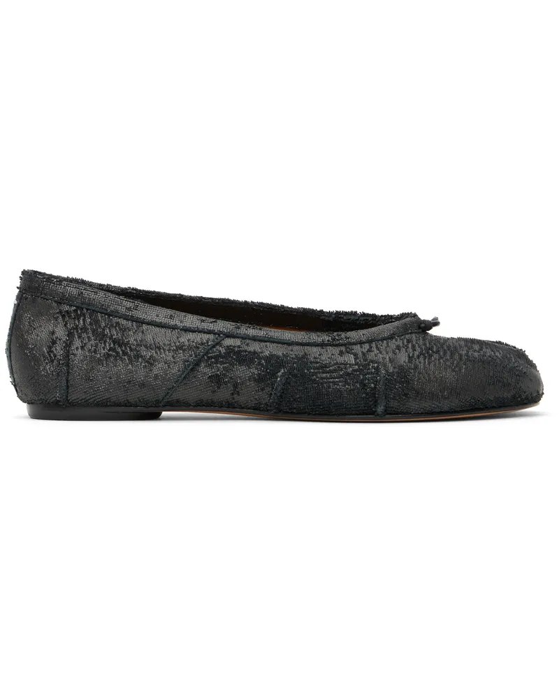 Maison Margiela Black Tabi New Ballerina Flats Ha837