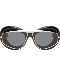 Loewe Black Wing Double Frame Sunglasses 01a