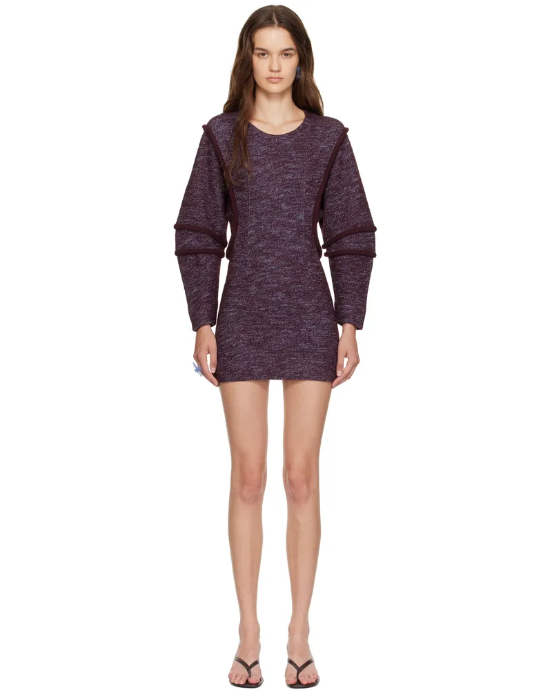 Eckhaus Latta Purple Pallas Minidress Twilight