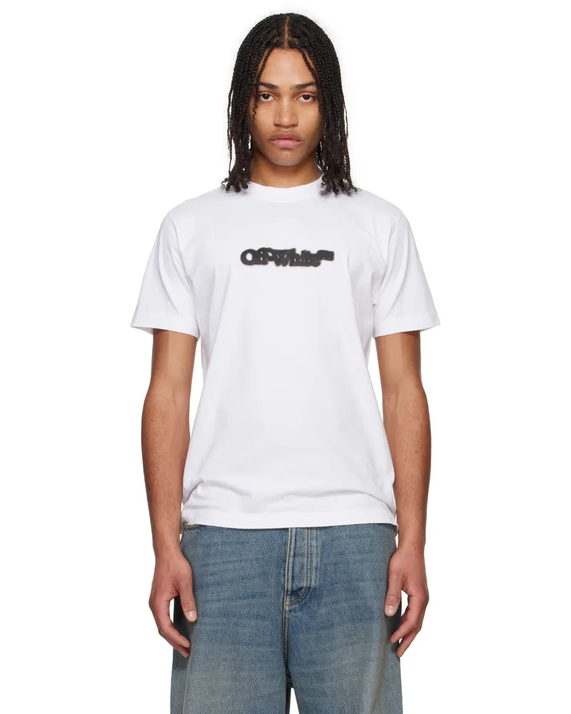 OFF-WHITE White Spray Arrow T-shirt White