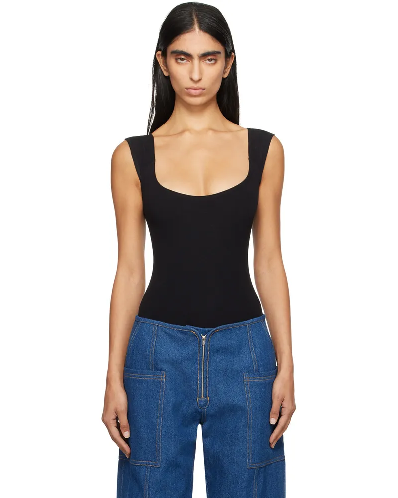 Gil Rodriguez Black 'El Tigre' Bodysuit Black