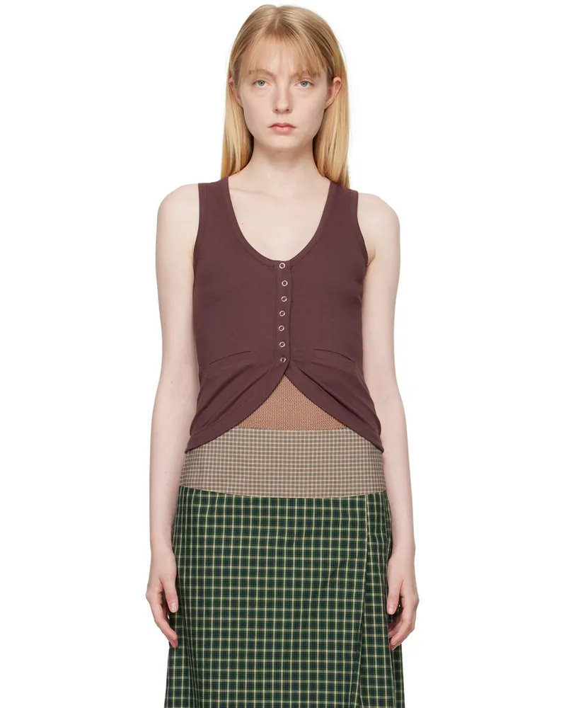 GIMAGUAS Brown Maelynn Tank Top Brown