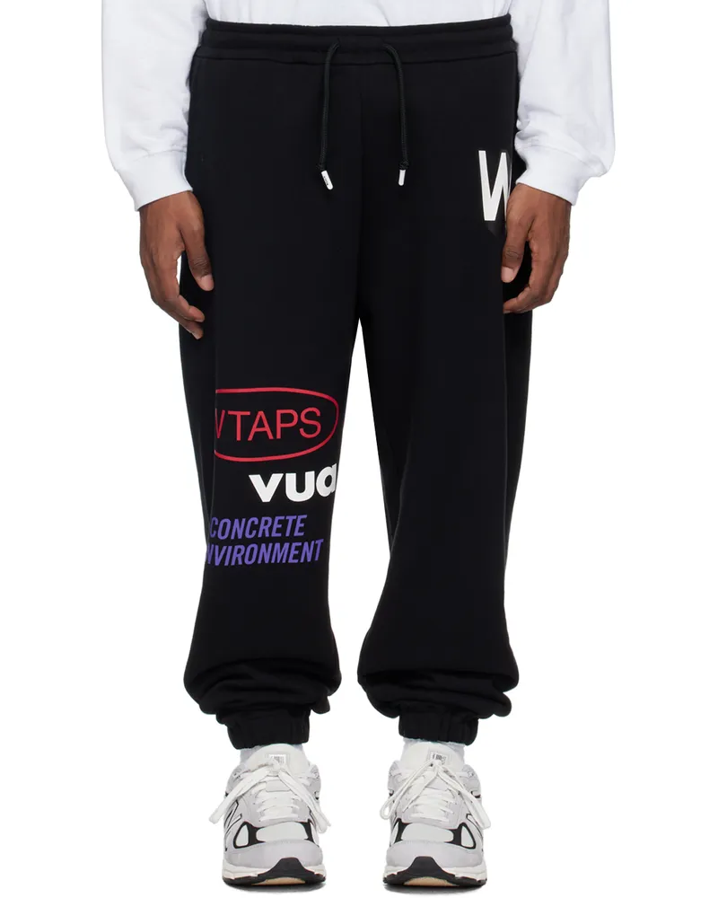 WTAPS Black Academy Sweatpants Black