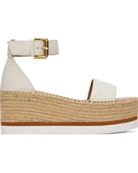 See by Chloé Off-White Glyn Espadrille Sandals Ivory