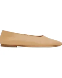 STAUD Beige Alba Ballerina Flats Prc