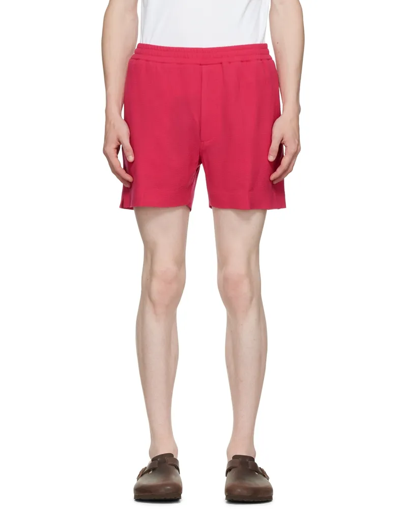 Second/Layer Pink Madero Boxer Shorts Hot