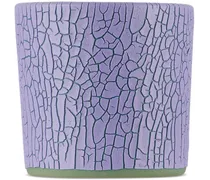 Purple Crackle Candle By Seth, 13 oz