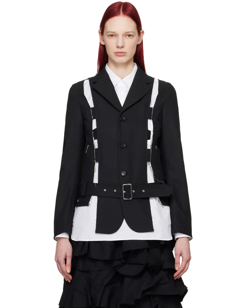 Comme des Garçons Black Cutout Blazer 1