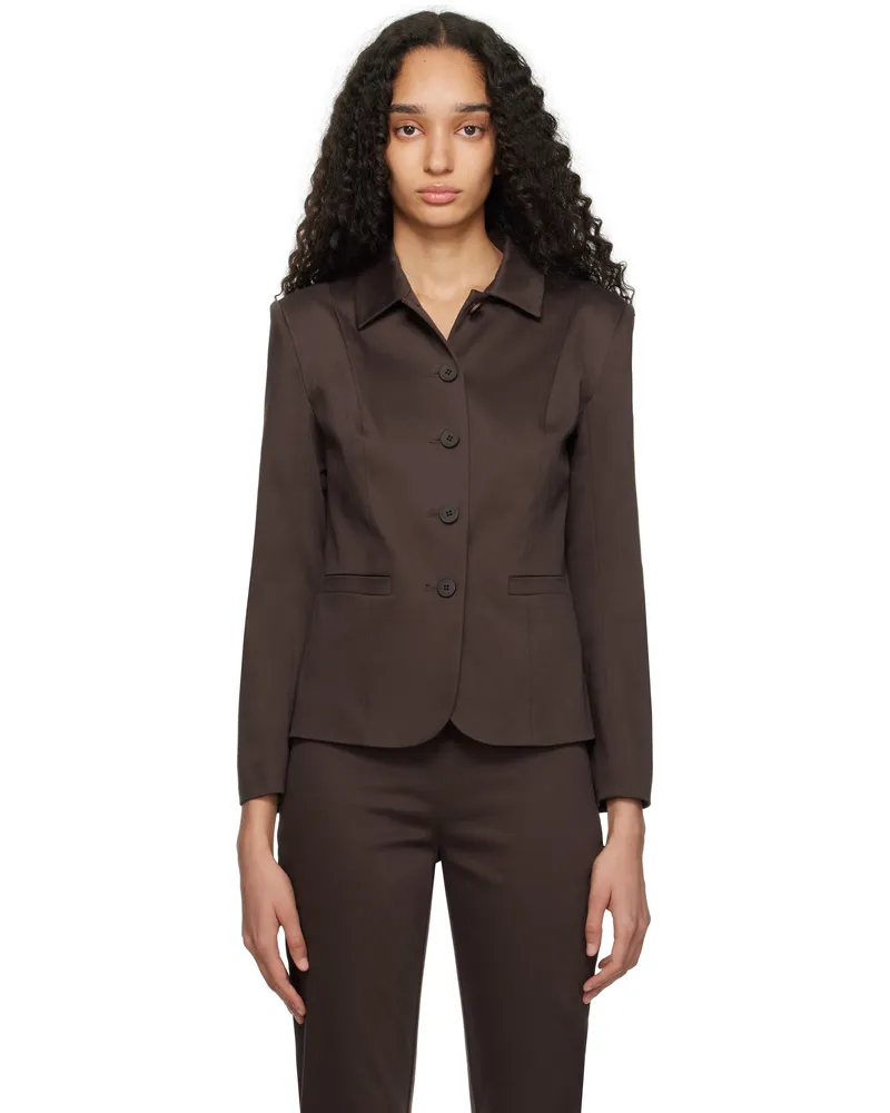 STAUD Brown Robert Jacket Dkch