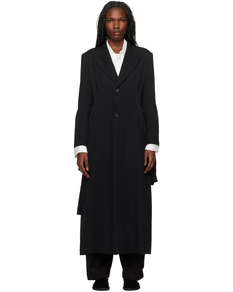 Yohji Yamamoto Black Box SLV Long Jacket 1
