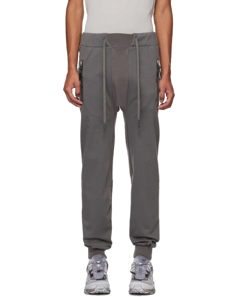 Boris Bidjan Saberi Gray P13 Sweatpants Carbon