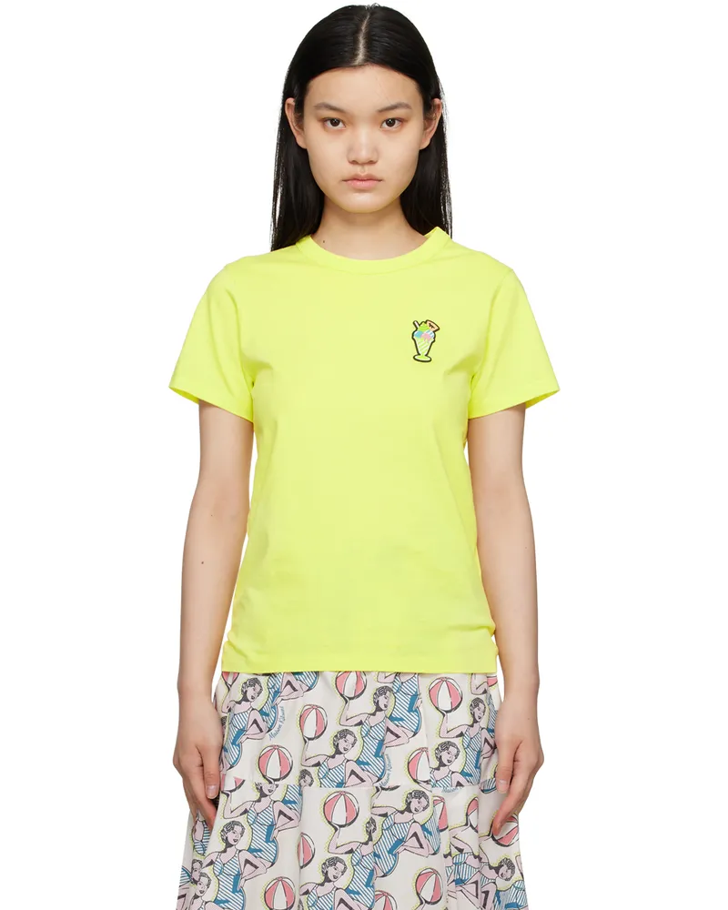 Kitsuné Yellow Hotel Olympia Edition Ice Cream T-Shirt P725