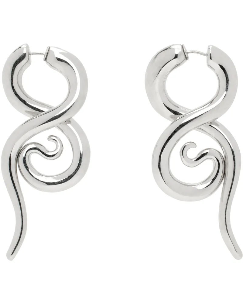 PANCONESI Silver Boa M Earrings Copper