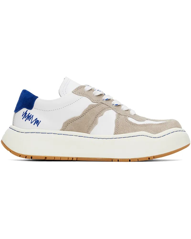 Adererror White & Taupe Log BAUS Sneakers White
