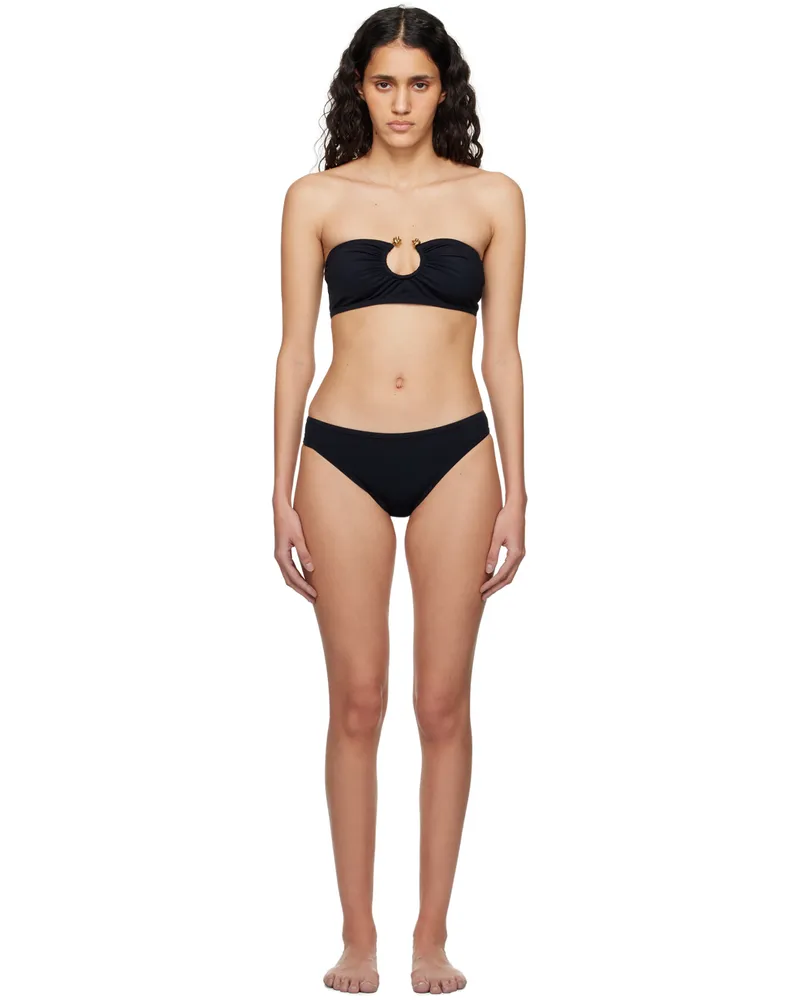 Bottega Veneta Black Knot Ring Bikini 1000