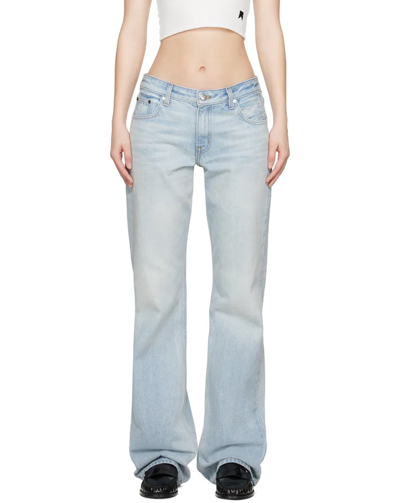 RHUDE SSENSE Exclusive Blue Jeans Light