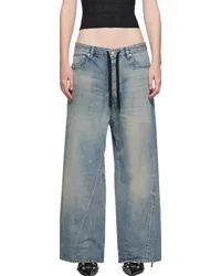 Balenciaga Blue Oversized Baggy Jeans Outback