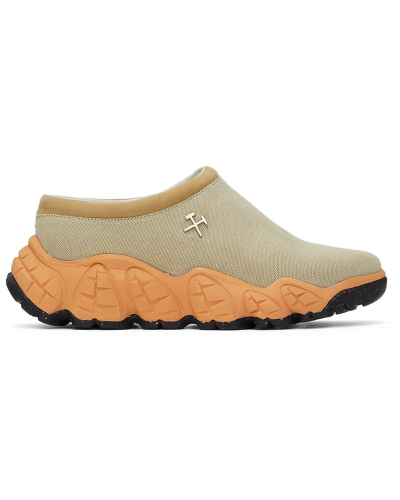 GmbH Beige Canvas Sneakers Tan