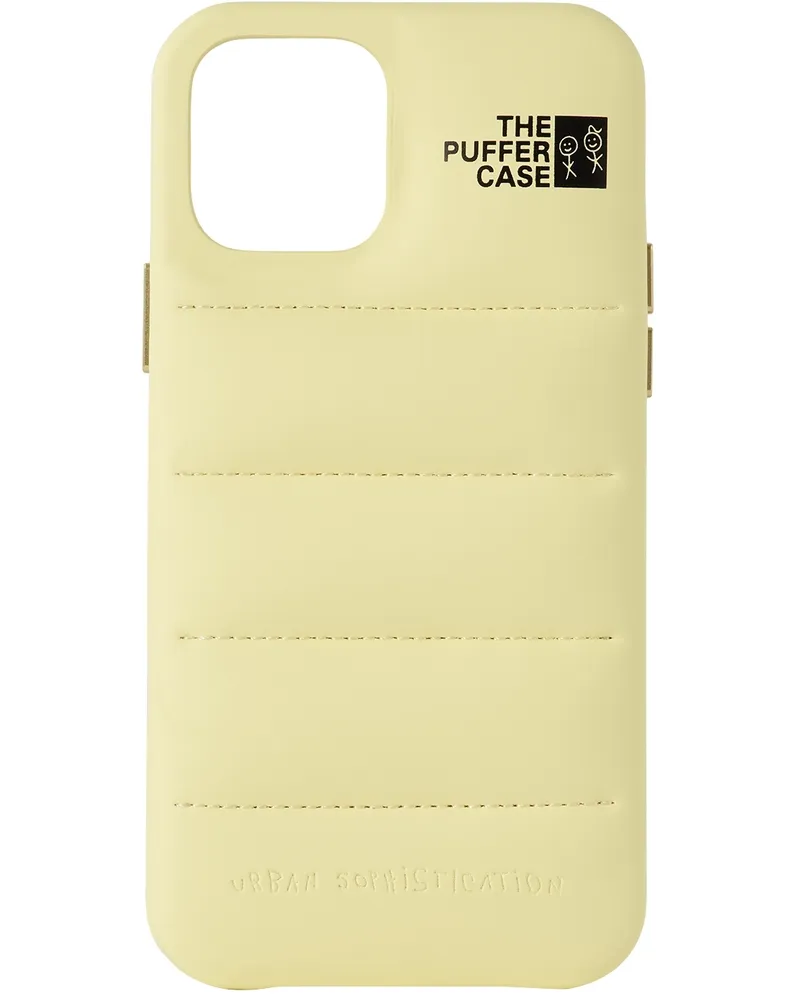 Urban Sophistication Yellow 'The Puffer' iPhone 12/12 Pro Case Blonde
