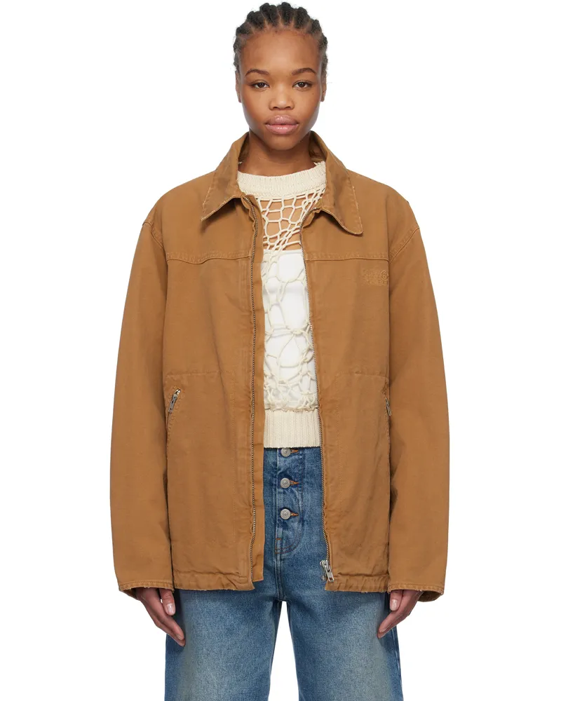 Maison Margiela Tan Canvas Jacket 132