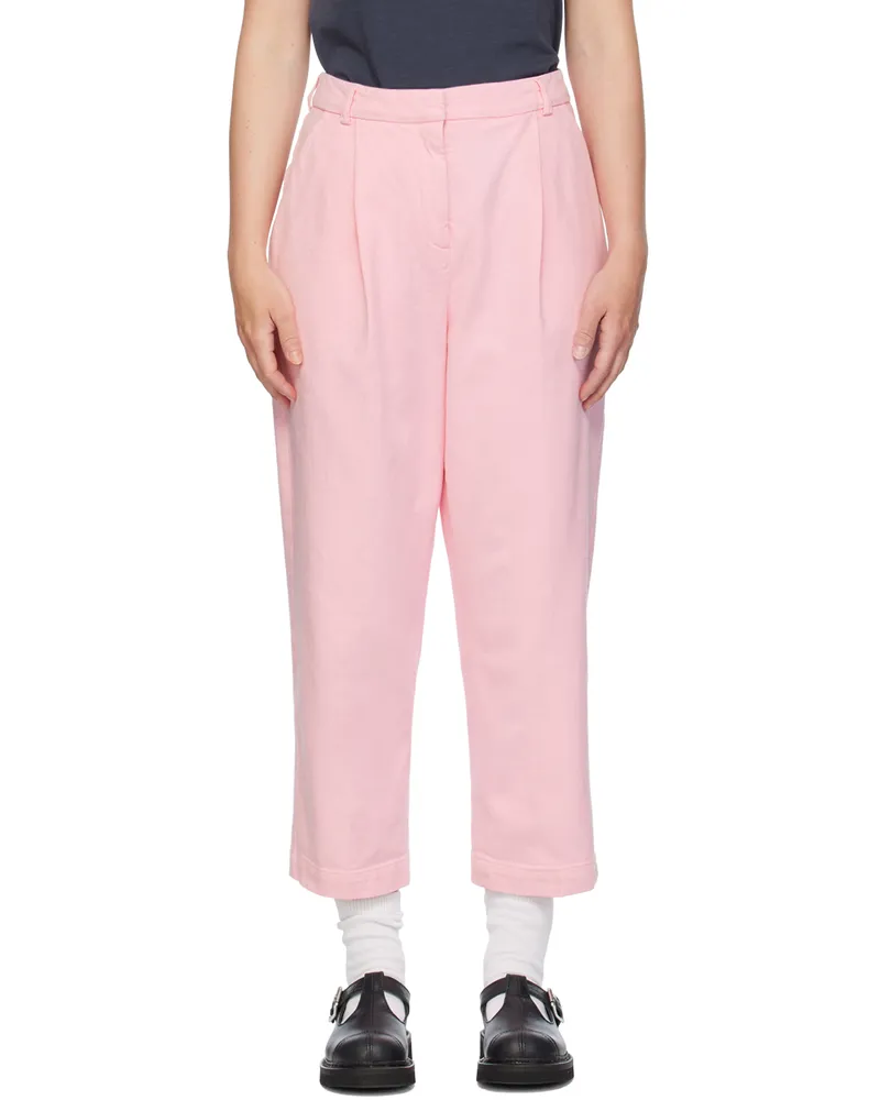 YMC Pink Market Trousers 60-pink