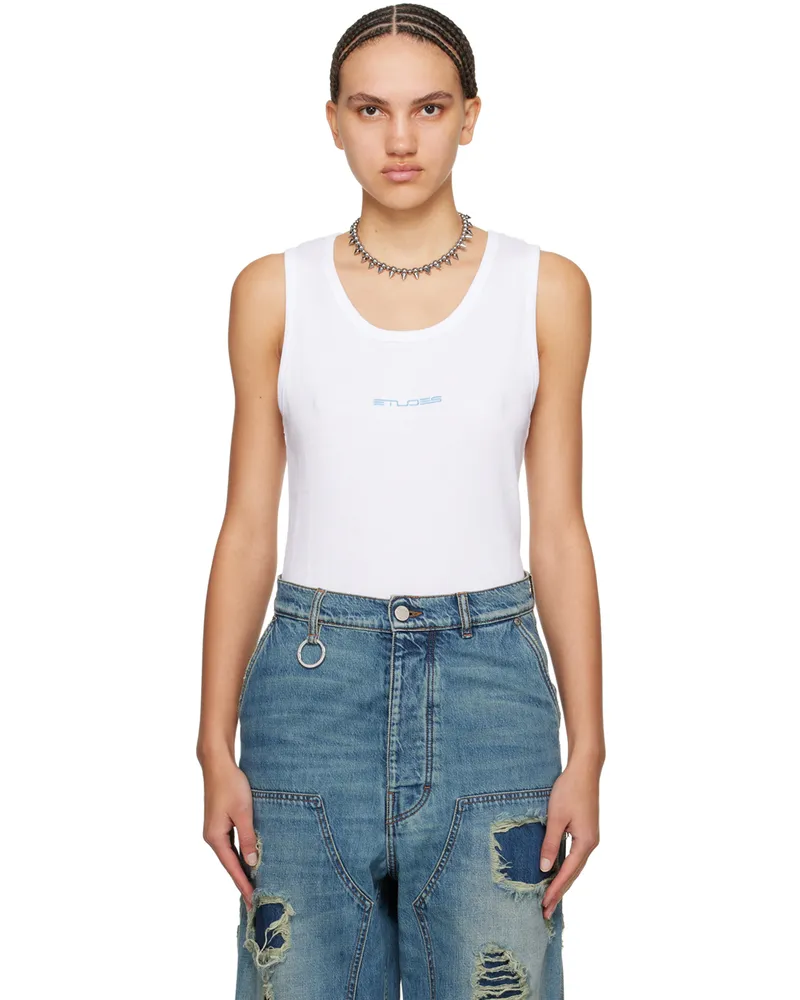 Études Studio White Pippen Tank Top White