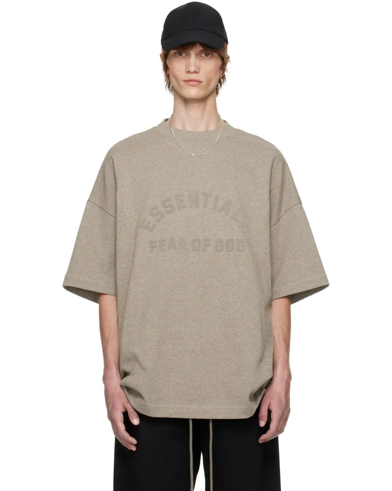 Fear of God Gray Bonded T-Shirt Heather