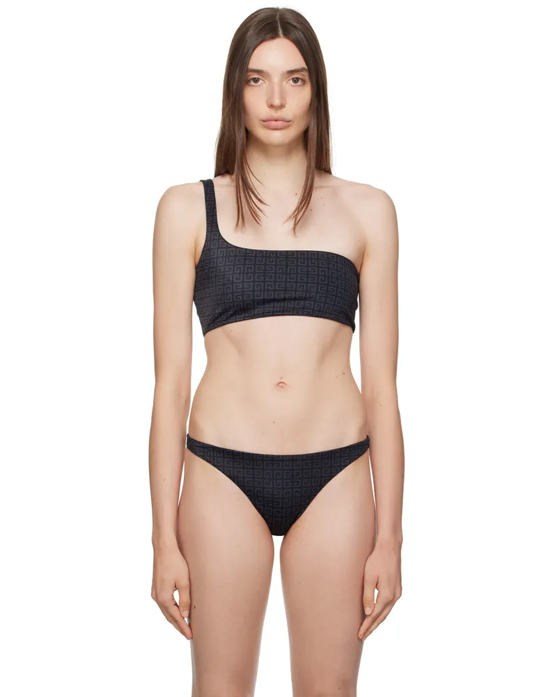 Givenchy Black 4G Bikini Top 002