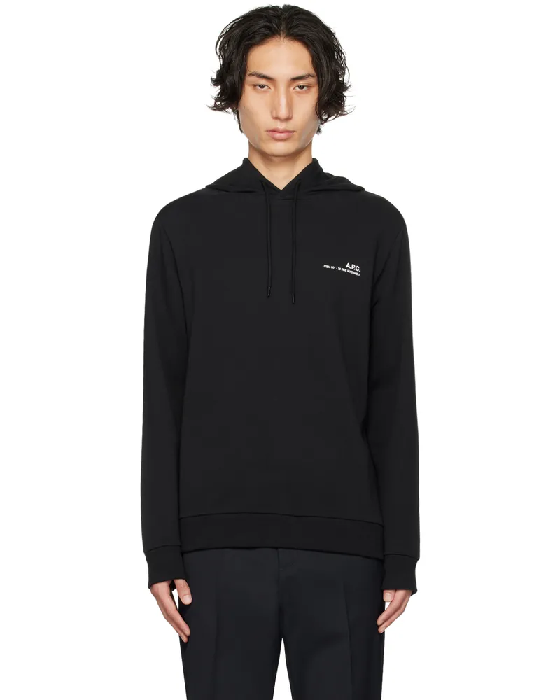 A.P.C. Black Item Hoodie Lzz
