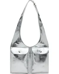 Maryam Nassir Zadeh Silver Julian Bag Titane