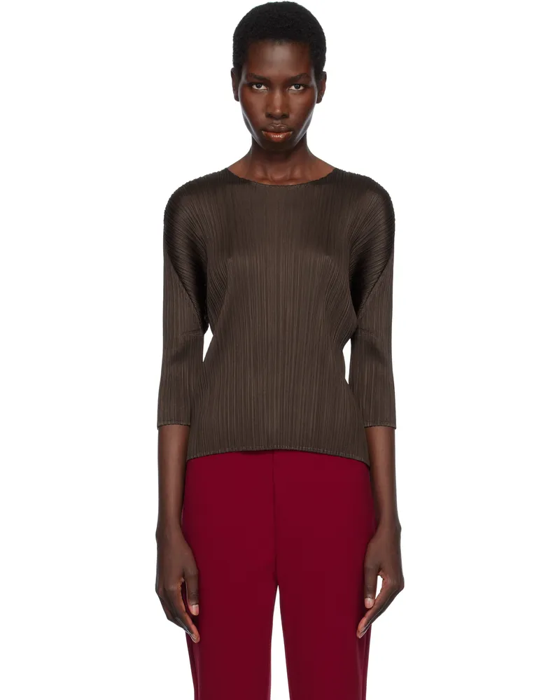Issey Miyake Brown Monthly Colors March Top 45