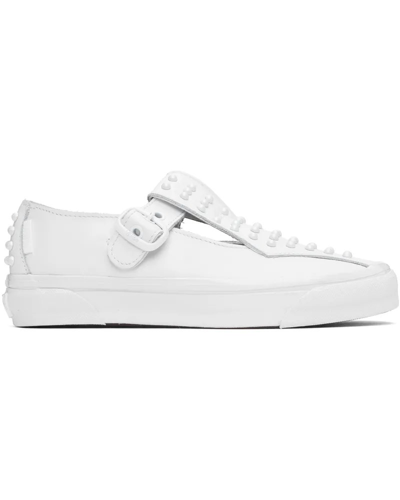 Vans White LX Mary Jane 93 Sneakers Pearlized