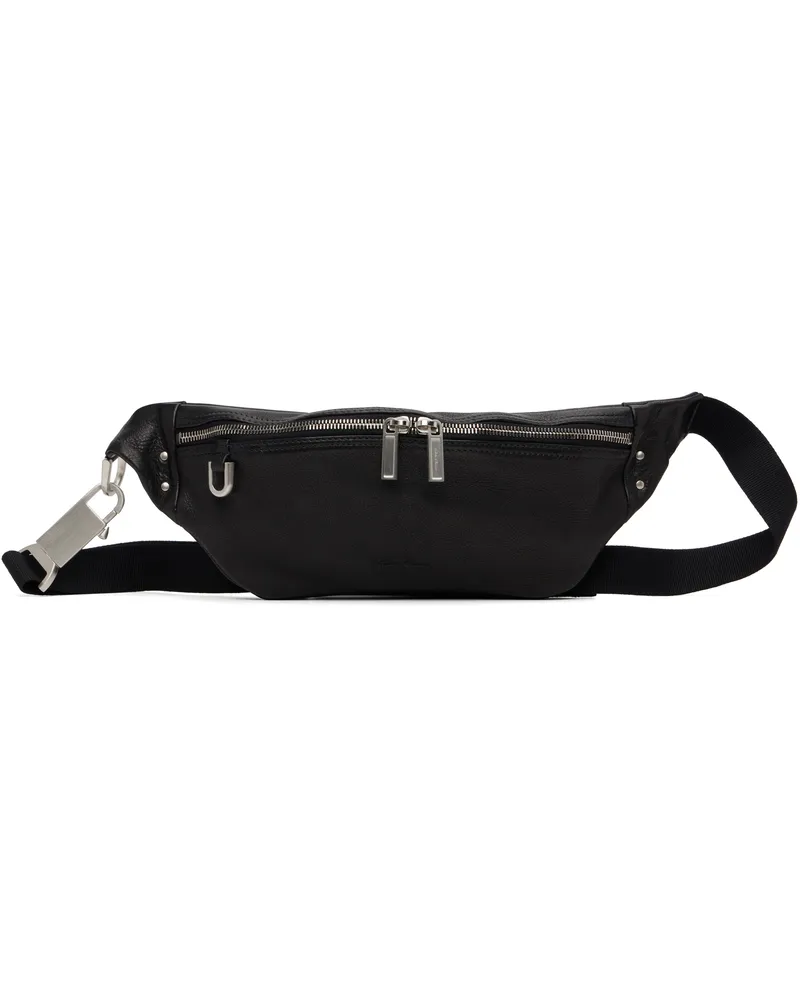 Rick Owens Black Concordians Geo Bumbag Pouch 09