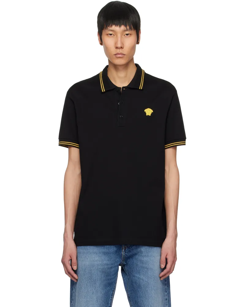 Versace Black Medusa Polo 1b000-black