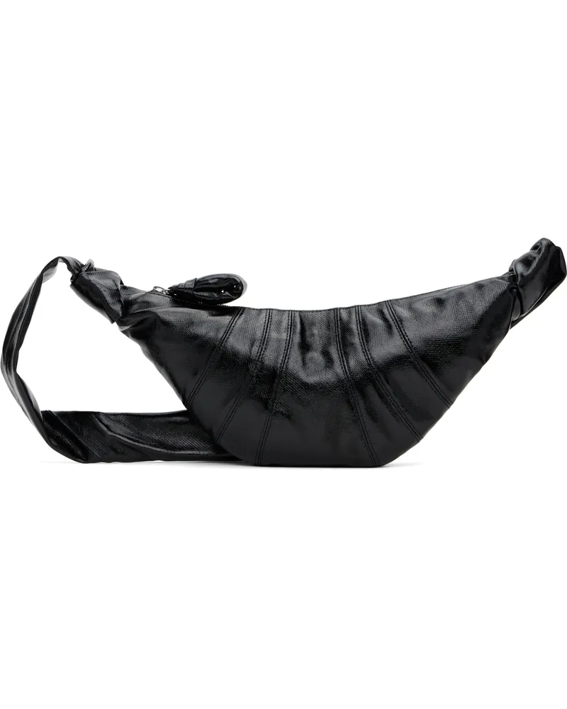 Christophe Lemaire Black Small Croissant Bag Bk999