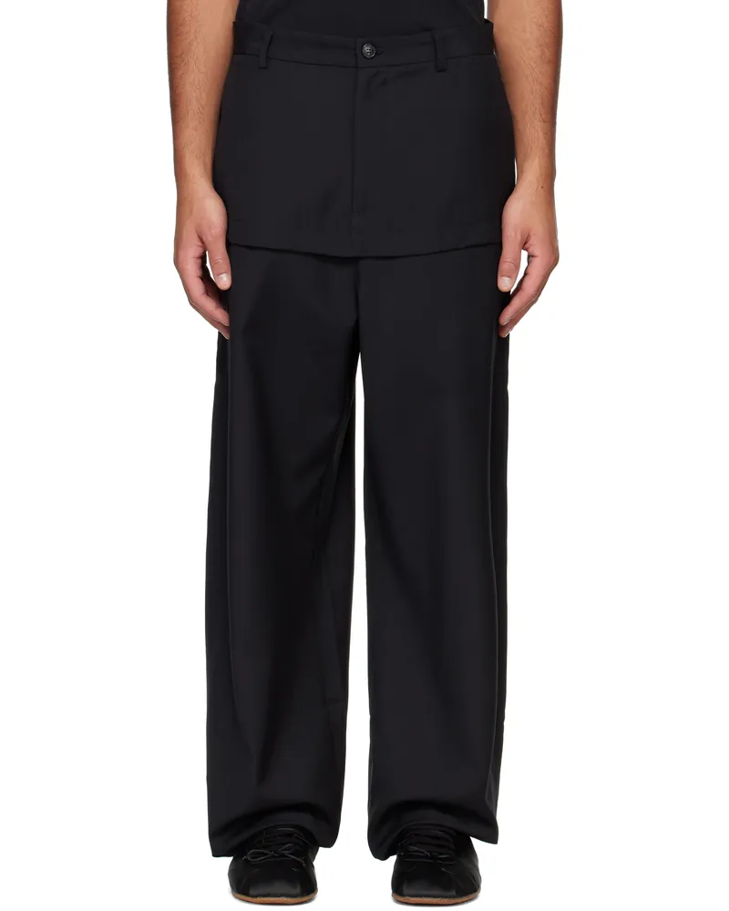ABRA Black Skirt Suit Trousers Black