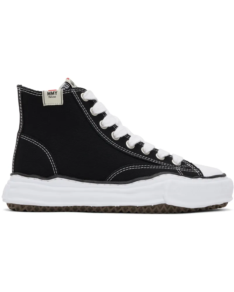 MIHARAYASUHIRO Black Peterson OG Sole Canvas High-Top Sneakers Black