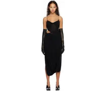 Black Twisted Maxi Dress