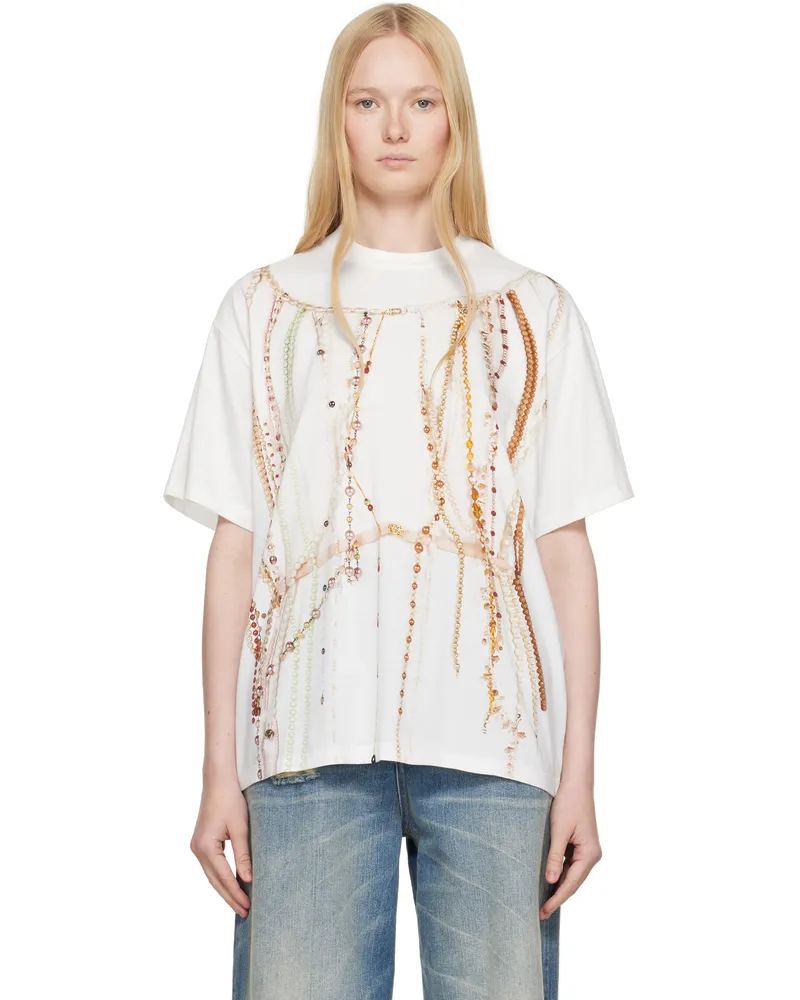 Maison Margiela White Basic Jersey T-shirt 001s