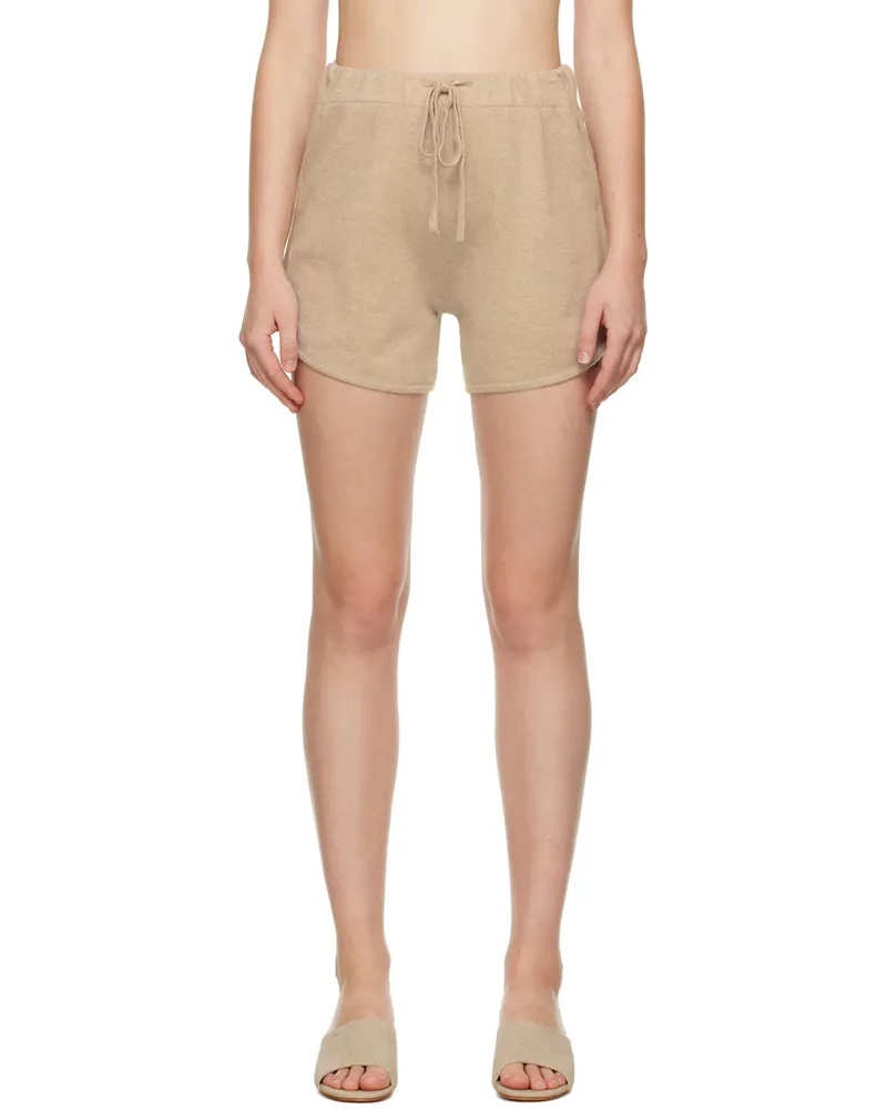 Lisa Yang Beige Kiyo Shorts Sa