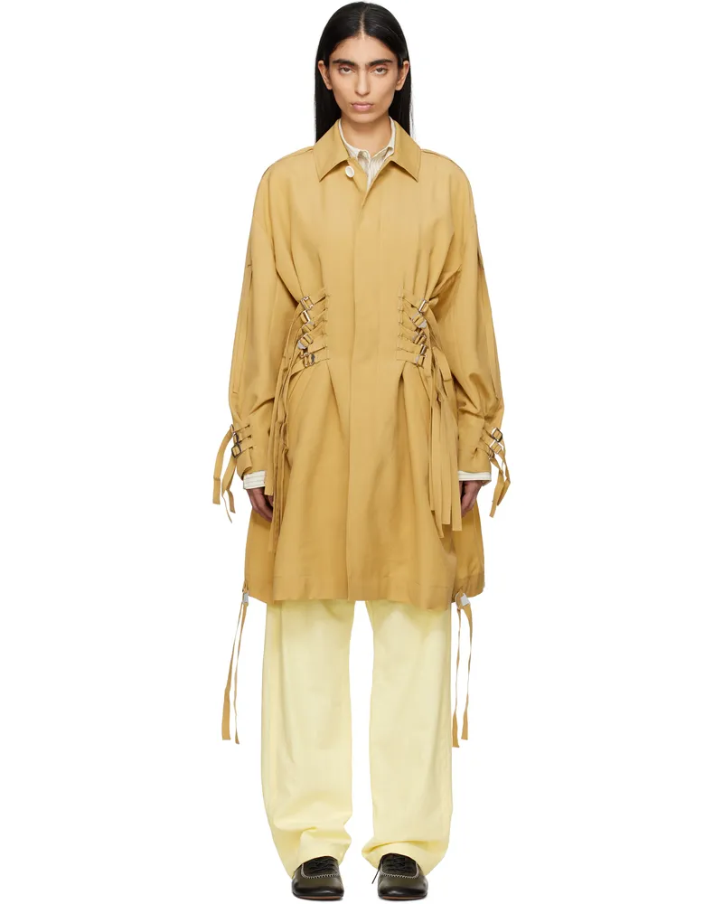 Undercover Tan UC1E1301 Coat Beige
