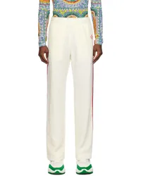 Casablanca Paris Off-White Striped Sweatpants Off